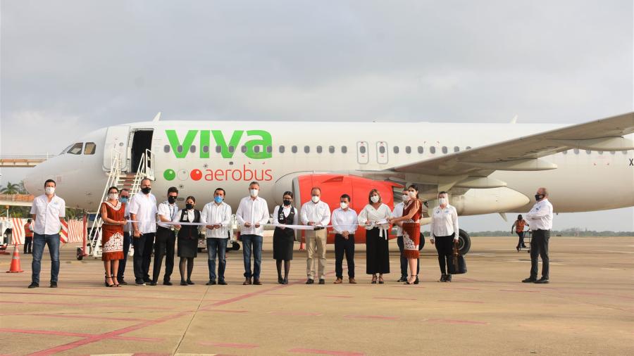 Viva Aerobus inaugura ruta CDMX-Tampico