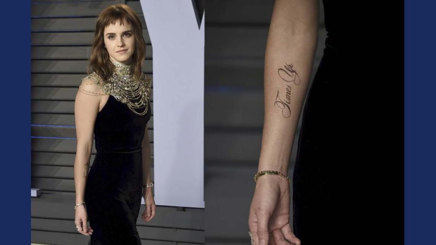 El tatuaje falso de Emma Watson