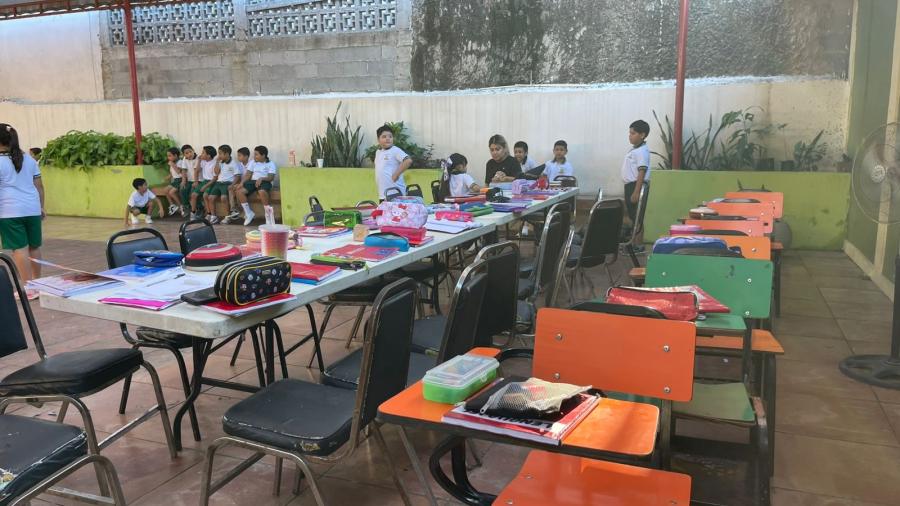 Recorta horario primaria Lázaro Cárdenas por falla eléctrica