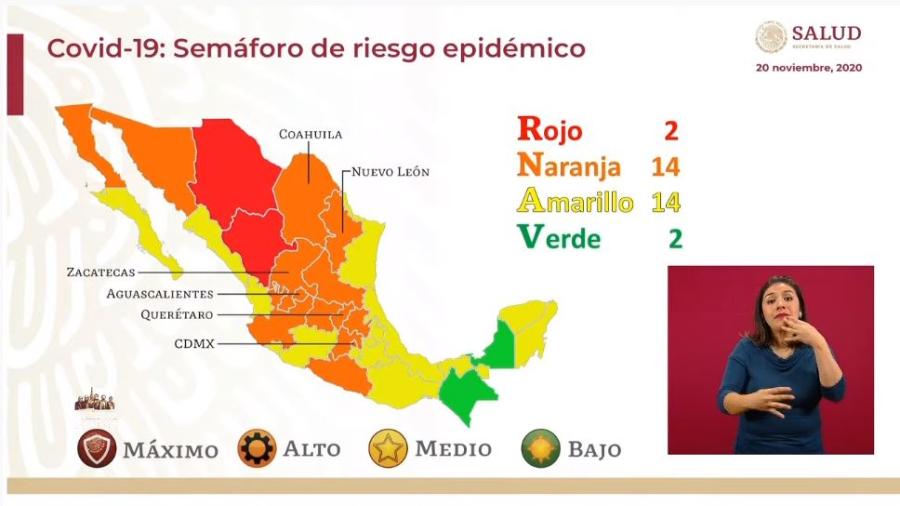 Chiapas y Campeche pasan a semáforo verde epidémico 