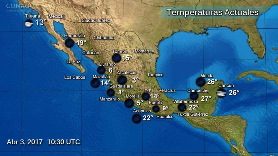 Continuará el ambiente caluroso y vientos fuertes en gran parte del país