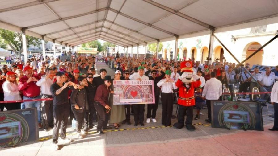 Presentan en Tamaulipas Gran Sorteo Especial “México con M de Migrante”