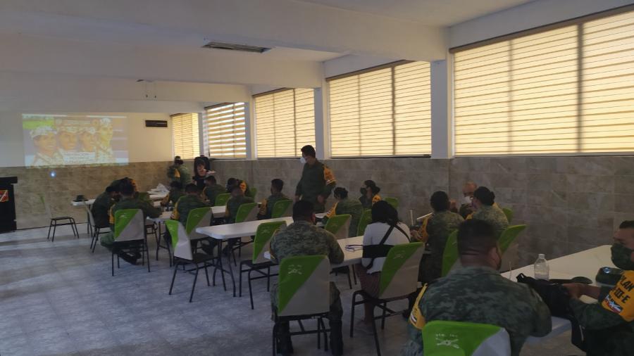 Imparte SEDENA taller contra violencia de género en el cuartel militar