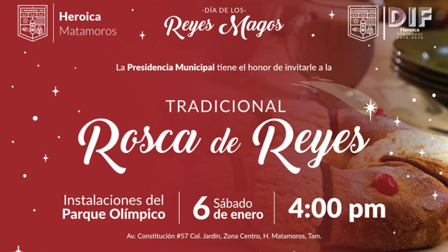 Invita Ayuntamiento al tradicional corte de Rosca