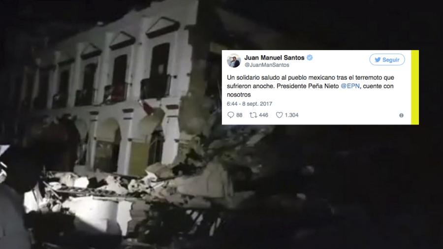 Gobierno colombiano se solidariza con México tras sismo