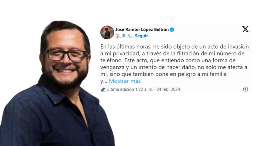 Hijo de AMLO denuncia filtración de su teléfono en redes sociales