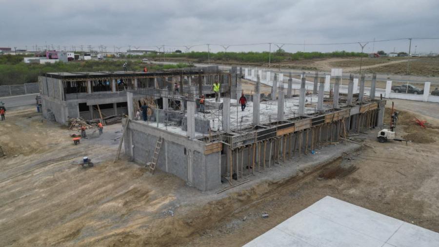 Avanza construcción de preparatoria al sur de Nuevo Laredo
