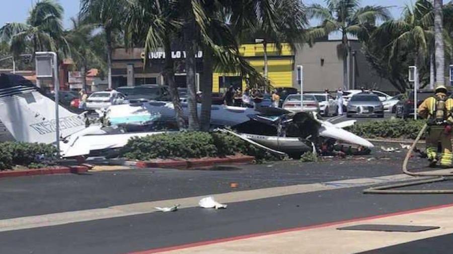 Cinco muertos en California por desplome de avioneta