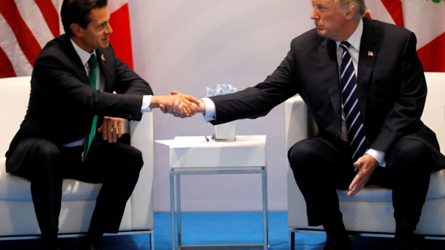 Trump y Peña Nieto se reúnen