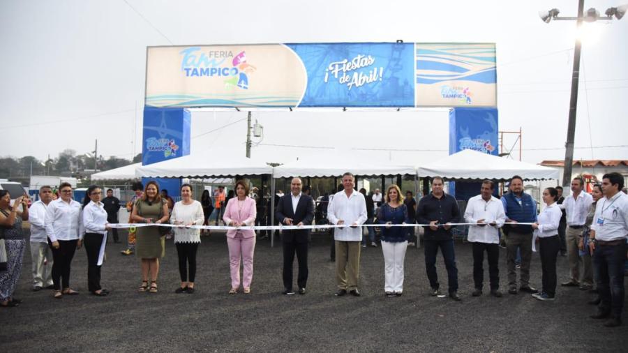 Inaugura Chucho Nader las Fiestas de Abril Tampico 2019