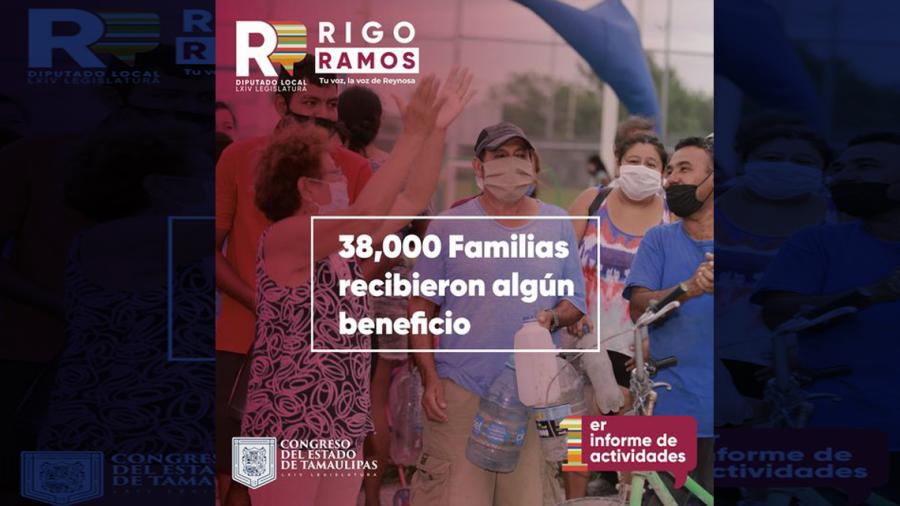 Entrega Rigo Ramos más de 17 mil despensas durante su primer año como diputado local