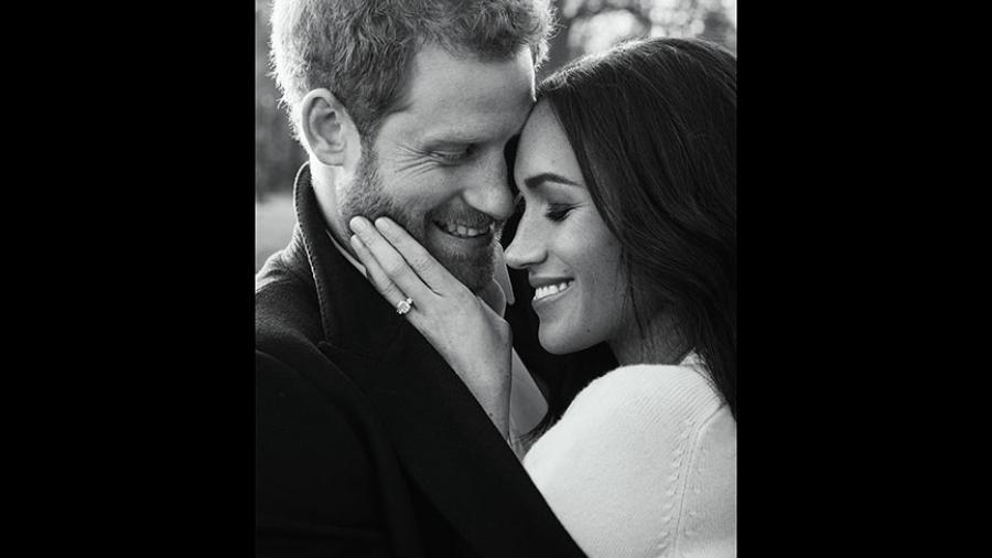 Difunden románticas fotografías del Príncipe Harry y Meghan Markle