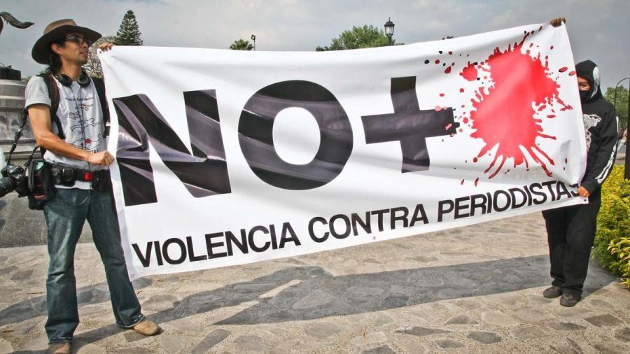 Protestan periodistas en Guerrero por asesinatos de comunicadores