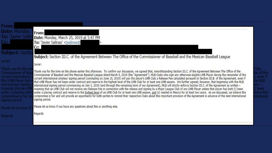 MLB advierte a la LMB sobre los requisitos para firmar peloteros en GL