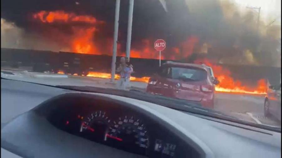 Pipa que explotó al chocar con tren en Aguascalientes transportaba 35 mil litros de diésel