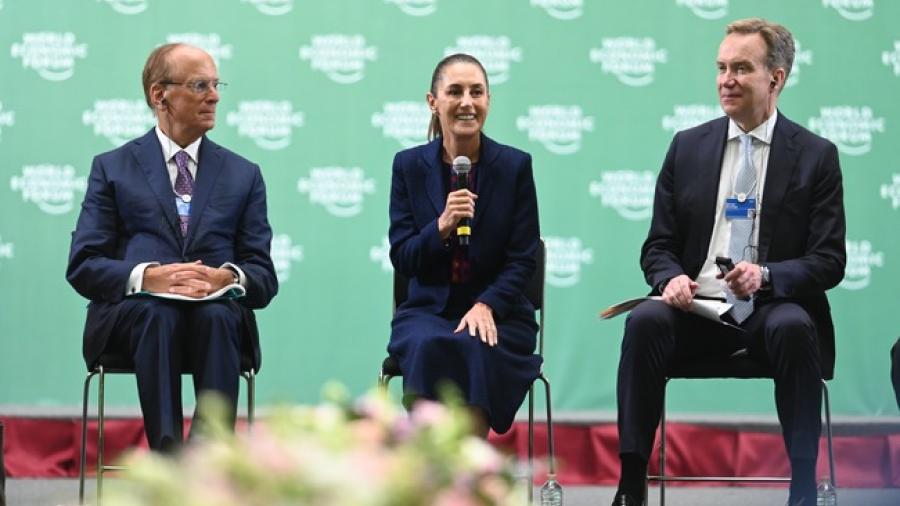 Sheinbaum presenta Plan México a miembros del Foro Económico Mundial