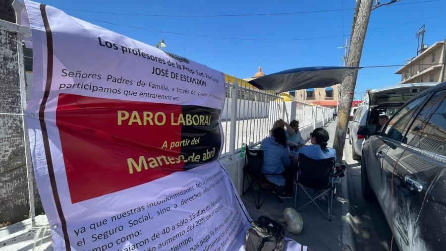 Suspenden clases hasta la próxima semana por paro de docentes