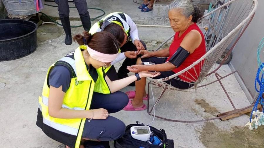 Otorga Salud atención médica y realiza acciones contra el dengue en el sur del estado