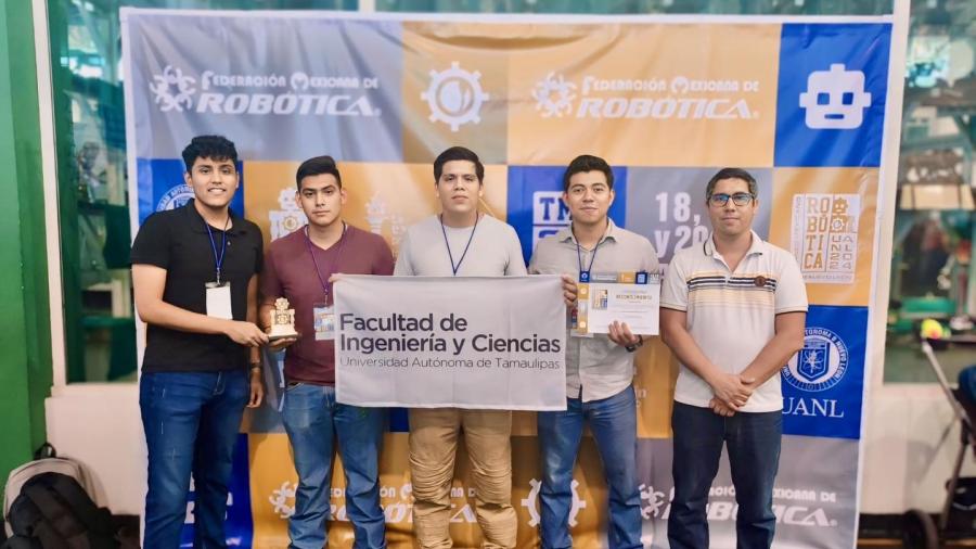 Alumnos de la UAT obtienen el primer lugar en el Torneo Mexicano de Robótica