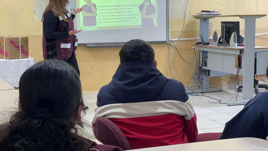 IMJUVE promueve el respeto y la prevención del bullying en secundaria