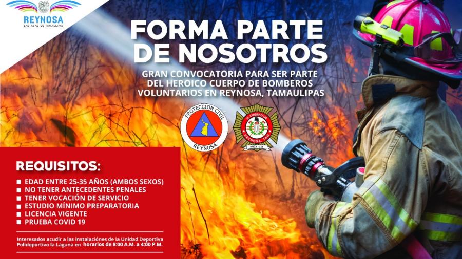 Invita Alcaldesa a hombres y mujeres a ser Bomberos voluntarios 