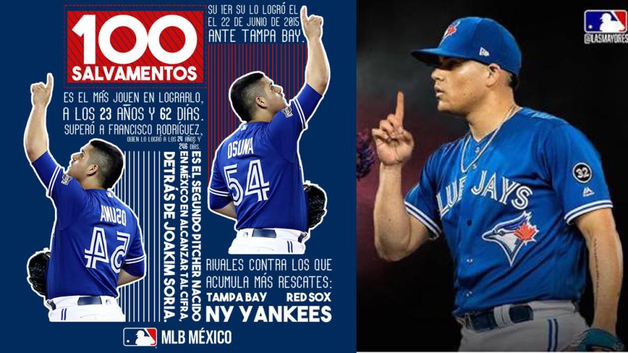 Roberto Osuna hace historia en las Grandes Ligas