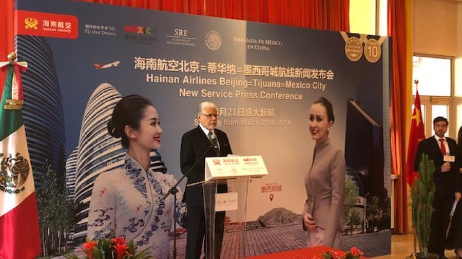 Habilitarán vuelos directos desde China a México 