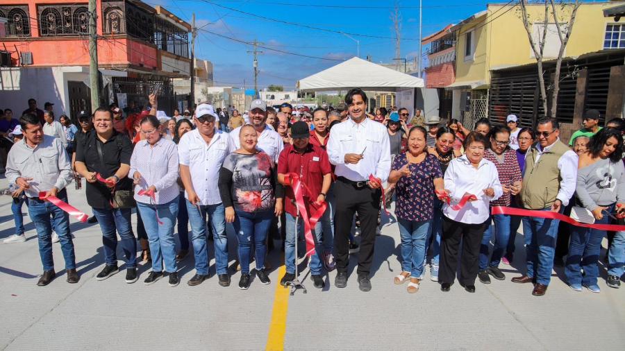 Entregó Alcalde Carlos Peña Ortiz pavimentación por más de 2.6 MDP en Condado del Norte