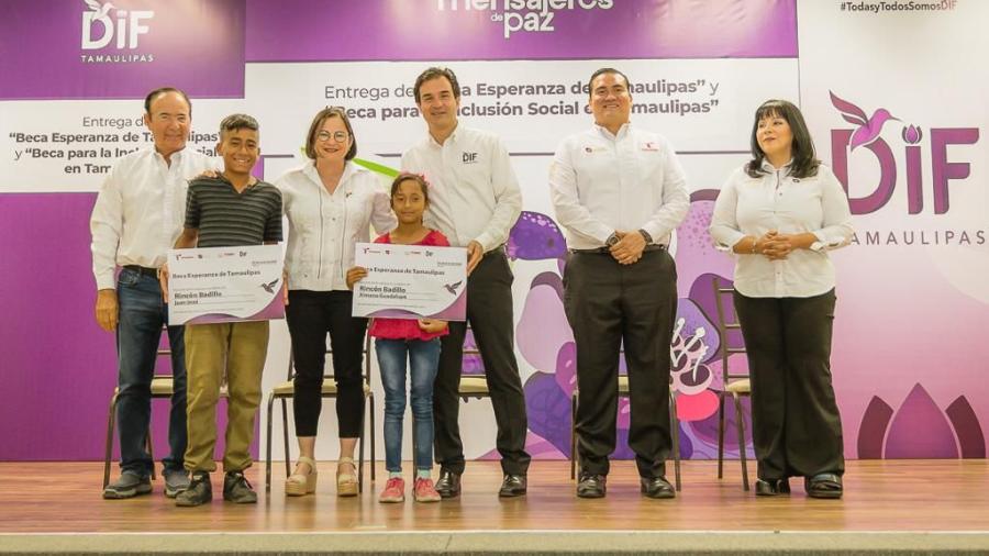 Se reactivan becas escolares para población vulnerable a través del DIF Tamaulipas