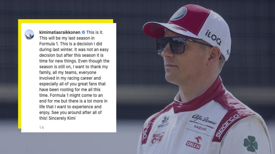 Kimi Raikkonen anuncia su retiro de la Fórmula 1