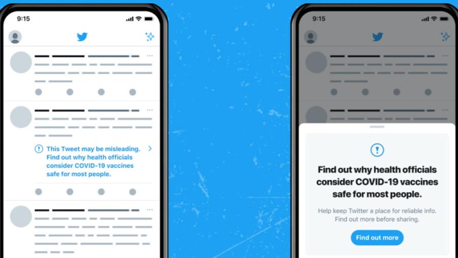 Twitter etiquetará publicaciones con información falsa sobre vacunas anticovid
