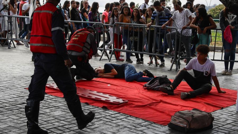 Concierto fallido en Caracas deja un muerto y 20 heridos