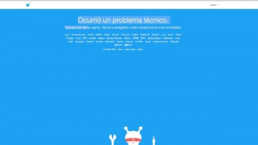 Twitter cae a nivel mundial