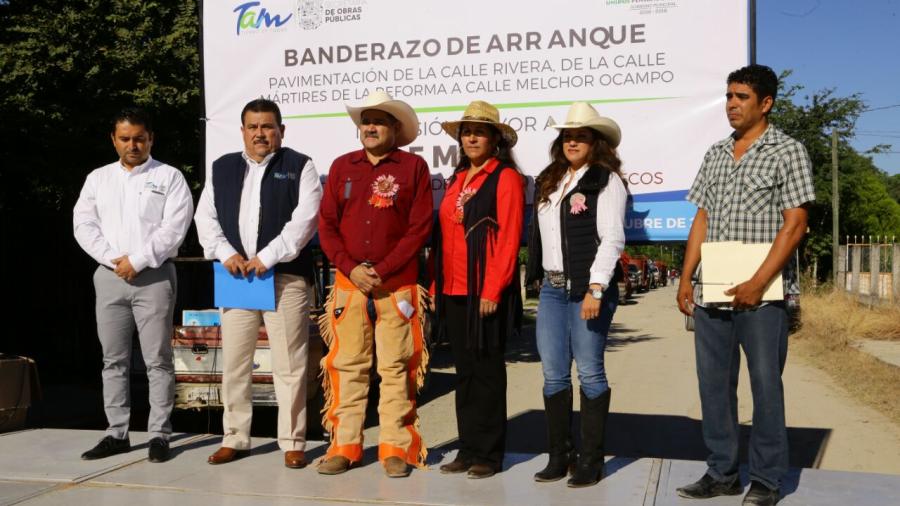 Inicia Estado pavimentaci&oacute;n en Nuevo Morelos