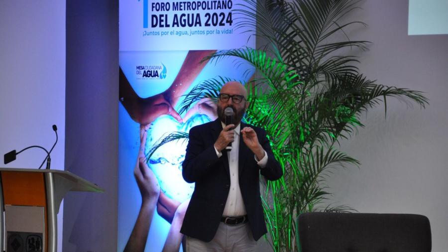 Participa secretario de Recursos Hidráulicos en 1er Foro Metropolitano del Agua 2024
