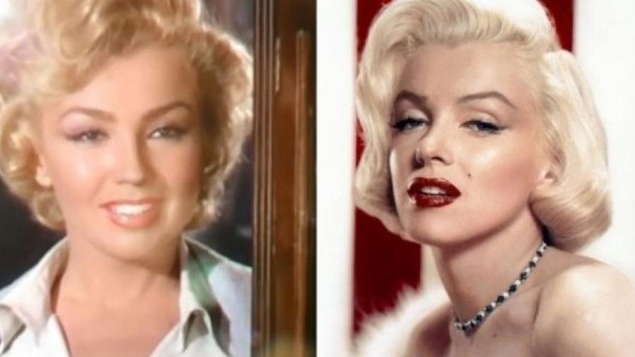 Thalía impacta a sus fans con su parecido a Marilyn Monroe