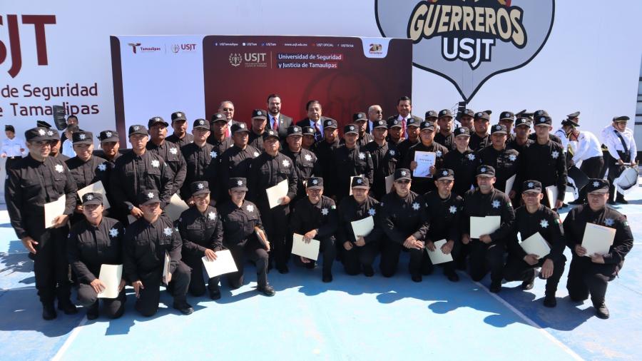 Egresan de la USJT 43 cadetes que se incorporan a la Guardia Estatal
