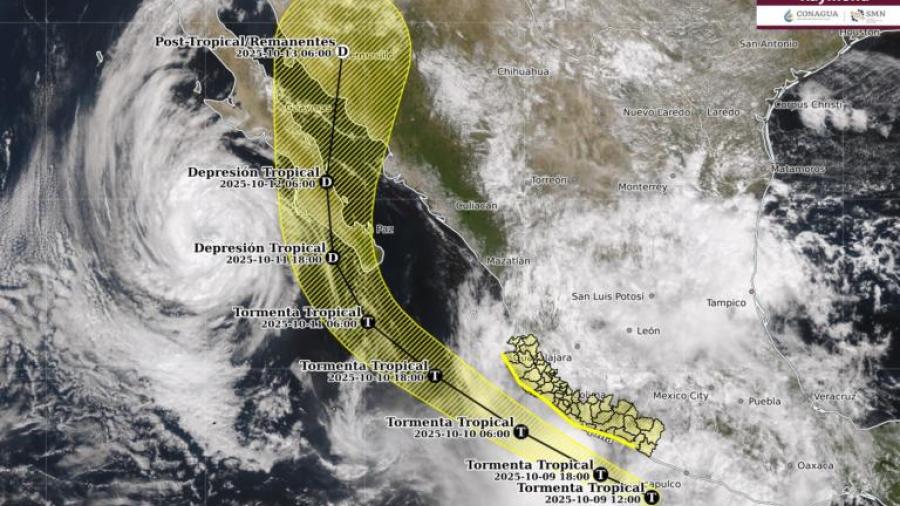 Guerrero en alerta: se forma la tormeta tropical ‘Raymond’