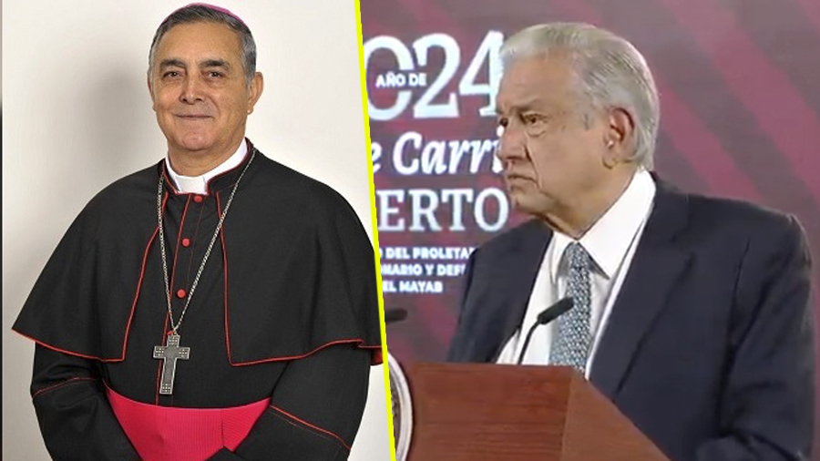 Somos respetuosos de todas las iglesias; no actuamos de manera hipócrita', dice AMLO por caso del obispo Salvador Rangel