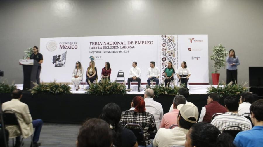 Más de mil personas asistieron a la Feria del Empleo Reynosa 2024 organizada por la ST