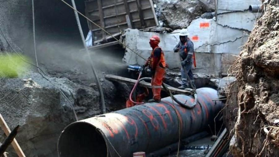 ¡Otra vez! Cae muro del Paso Exprés