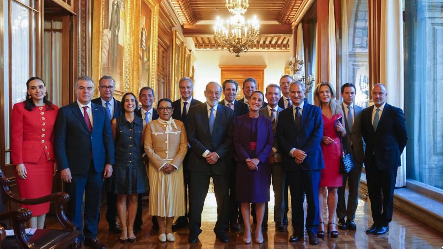 Sheinbaum se reúne con empresarios para dialogar sobre el ‘Plan México’