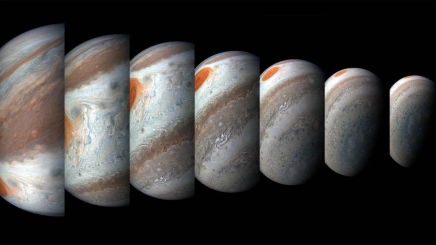 NASA revela imágenes inéditas de Júpiter