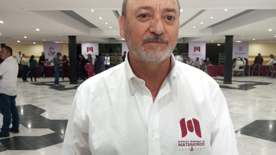 Derrumbe en edificio antiguo de PRONAF en Matamoros