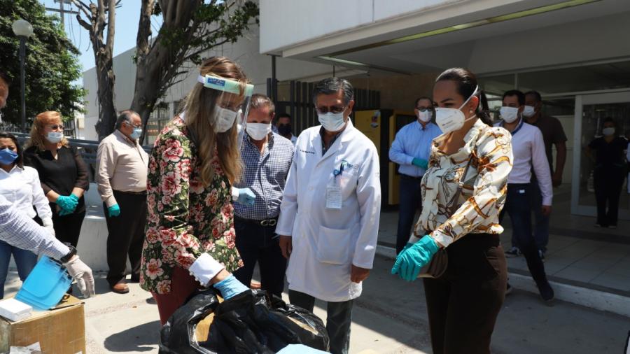 Entrega Alcaldesa insumos a Héroes de la Salud