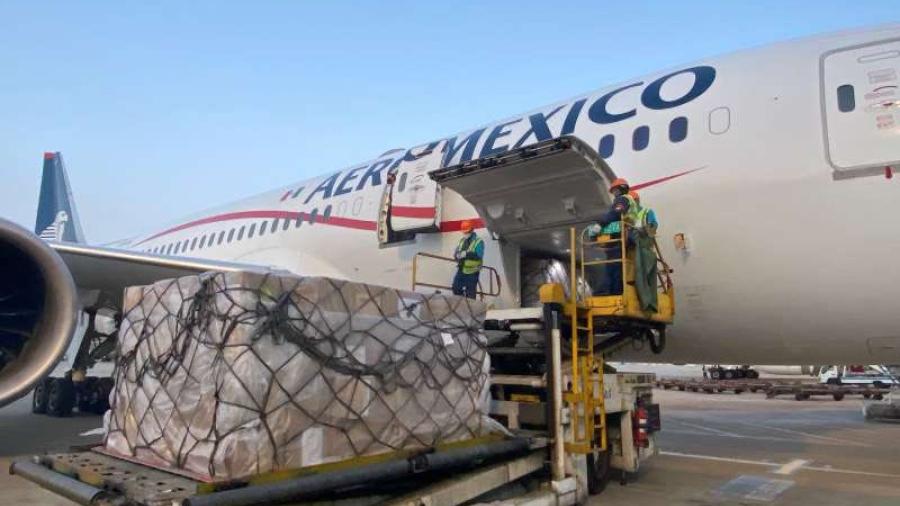 Séptimo vuelo con materiales médicos desde China viene a México