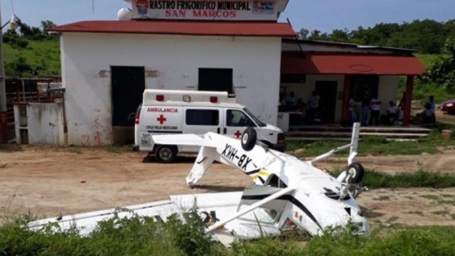 Avioneta se desploma en Guerrero, no hay heridos