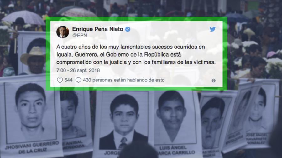 Asegura EPN que está comprometido lograr justicia en el caso Iguala