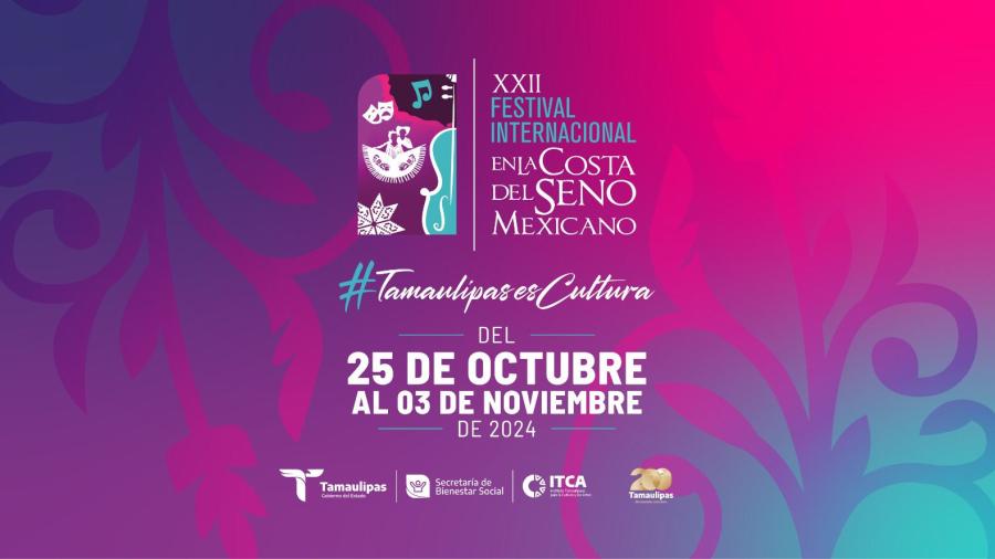 Anuncia Gobierno de Tamaulipas edición 2024 del Festival Internacional en la Costa del Seno Mexicano