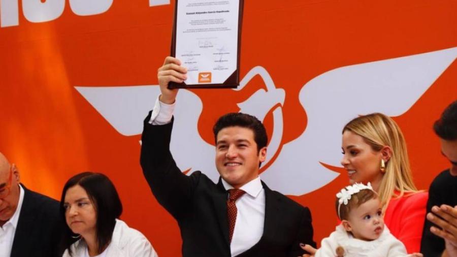 Samuel García se registra como precandidato a la Presidencia por MC